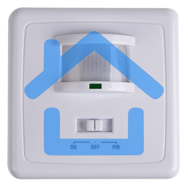 Датчик движения встраиваемый ДДВ 01, 160°, 300-1200 Вт, 10-2000 Лк, 9 м,10-420 сек. Rexant