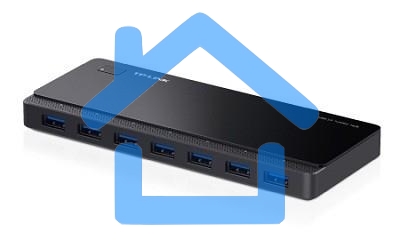 Сетевое оборудование TP-Link UH700 7 ports USB 3.0 Hub,Desktop, a 12V/2.5A Power Adapter included