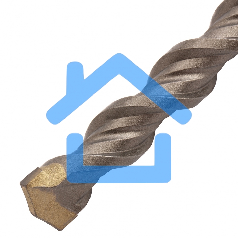 Бур по бетону, двойная спираль, Cobalt W-tip, 16x600 мм, SDS PLUS Denzel