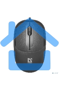 Мышь проводная Defender Datum MS-980 черный, 1000 dpi, USB, кнопки - 3