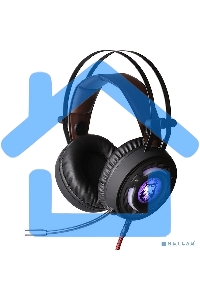 Игровая стереогарнитура QUMO AVALON GHS006 Avalon, подсветка, интерфейс USB + 3.5 jack