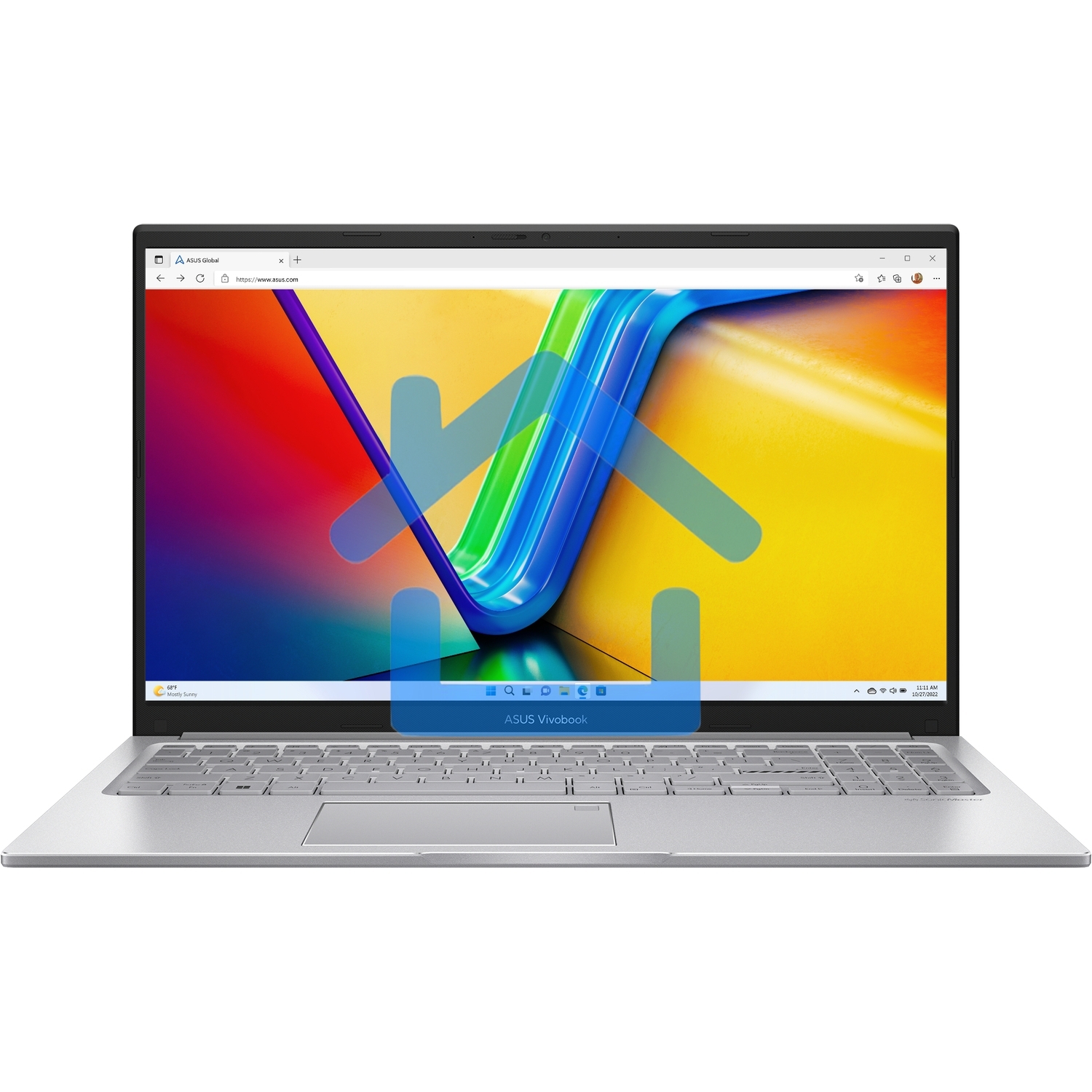 Ноутбук ASUS Vivobook 15 X1504VA-BQ286 Core i5 1335U/8Gb/512Gb SSD/VGA int/noOS/ Silver