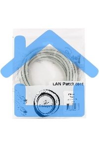 Патч-корд FTP Cablexpert кат.6, 3м, литой, многожильный (серый)