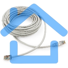 Патч-корд FTP Cablexpert кат.5e, 7.5м, литой, многожильный (серый)