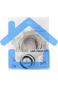 Патч-корд FTP Cablexpert кат.5e, 10м, литой, многожильный (серый)