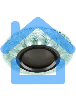 Светильник Hiper Светильник встраиваемый прозрачный H064-1