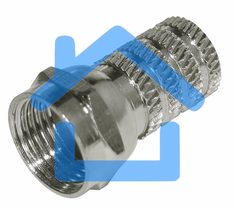 F-разъем RG-59, L=19 мм, цинк PROconnect