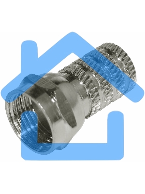 F-разъем RG-59, L=19 мм, цинк PROconnect