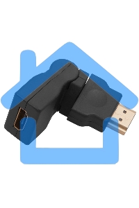 Переходник штекер HDMI - гнездо HDMI, поворотный Rexant 17-6813