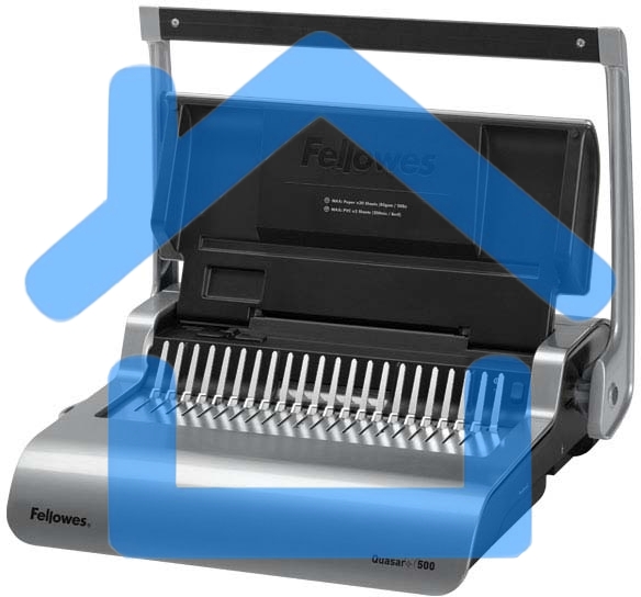 Брошюровщик Fellowes QUASAR+ на пластиковую пружину, сшивает до 500 лст., перфорирует 22 лст., шт 