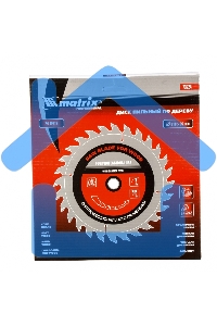 Пильный диск Matrix по дереву, 210x32мм, 24 зуба + кольцо 30/32 Professional