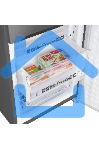 Холодильник Maunfeld MFF187NFIX10 нержавеющая сталь двухкамерный 232/98л морозилка снизу