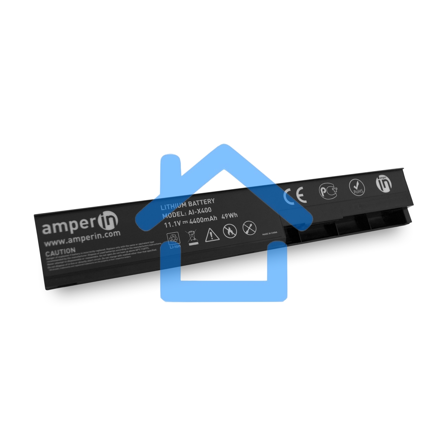 Аккумуляторная батарея Amperin для ноутбука Asus X40111.1V 4400mAh AI-X400