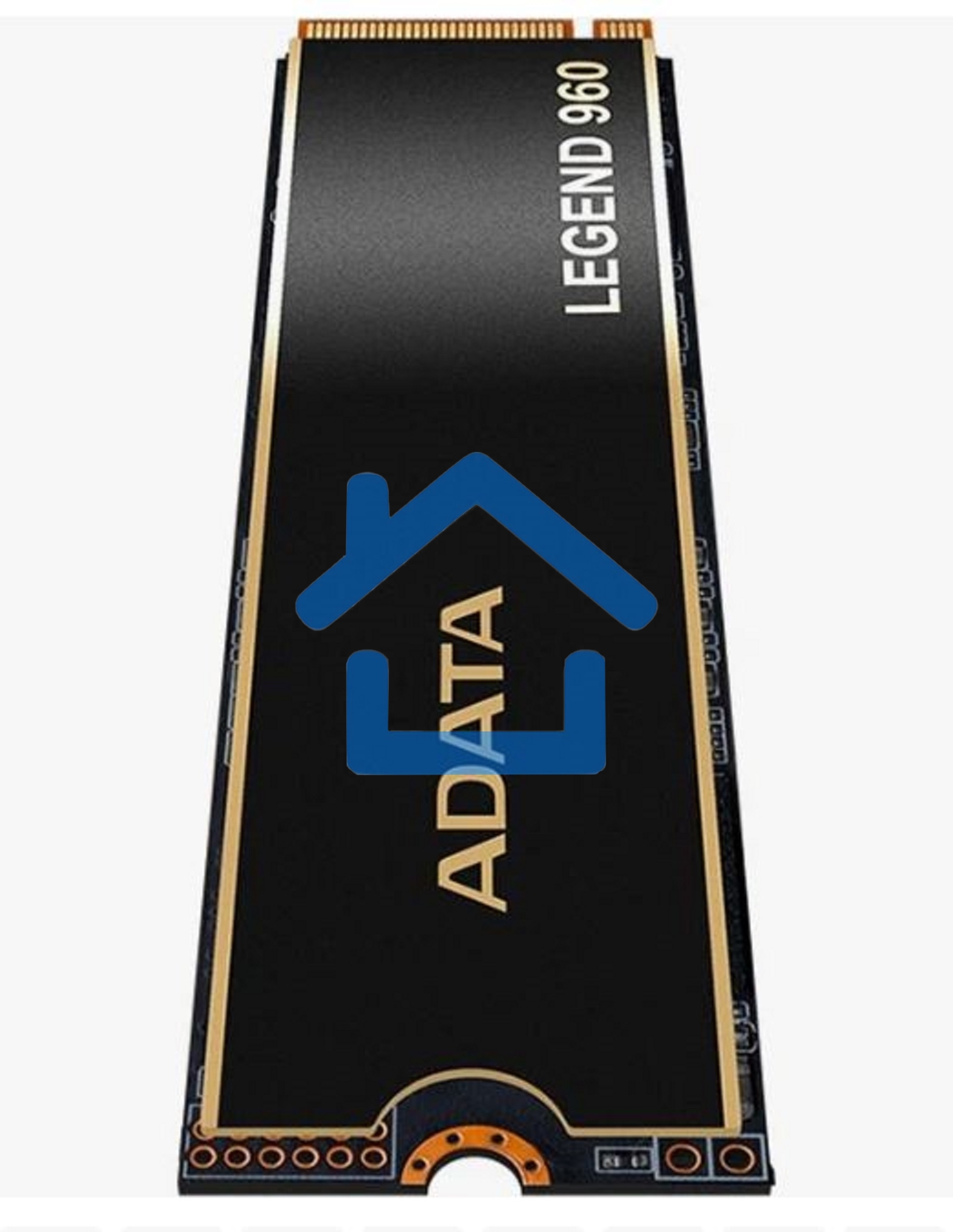 Накопитель SSD ADATA LEGEND 960, 1Tb, PCIe 4.0 x4, M.2 2280, NVMe, R/W 7400/6000, с радиатором