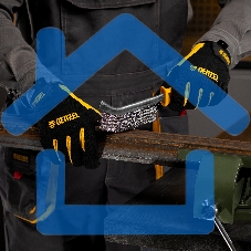 Щетка металлическая Denzel с пластмассовой ручкой, нержавеющая проволока