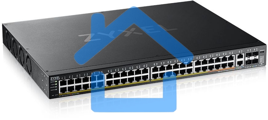 Коммутатор L3 Access Zyxel NebulaFlex Pro XGS2220-54FP, rack 19