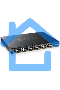 Коммутатор L3 Access Zyxel NebulaFlex Pro XGS2220-54FP, rack 19