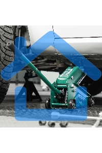 Домкрат гидравлический подкатной Сибртех 2,5 т, 148-387 мм, в пласт. кейсе