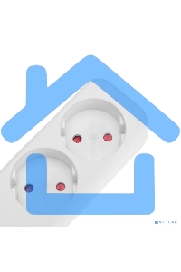 Удлинитель STANDARD 3 гнезда, 5м, 2х1,0мм², б/з, белый Rexant