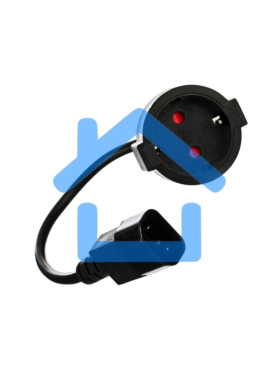 Кабель-переходник UPS->розетка VCOM (IE-320 C14 to Socket Type-F) 3Gx0,75mm VDE <CE002>