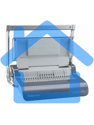 Переплетчик Fellowes Quasar+ (FS-56277) A4/перф.22л.сшив/макс.500л./пластик.пруж. (6-51мм)