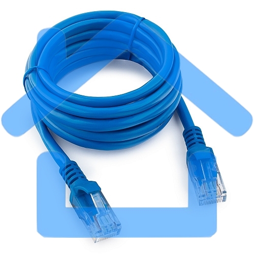 Патч-корд UTP Cablexpert кат.5e, 2м, литой, многожильный (синий)