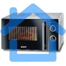 Микроволновая печь Mystery MMW-2032 серебристый, 20 л, 800 Вт, переключатели - поворотный механизм Микроволновая печь Mystery MMW-2032 серебристый, 20 л, 800 Вт, переключатели - поворотный механизм