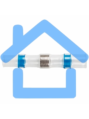 Соединитель термоусаживаемый под пайку L-40 мм 1.5-2.5 мм² (ПК-т 2.5) синий Rexant