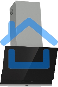 Вытяжка наклонная Gorenje WHI649X21P черный/серебристый, 60 см, 740 куб. м/ч, 67 дБ