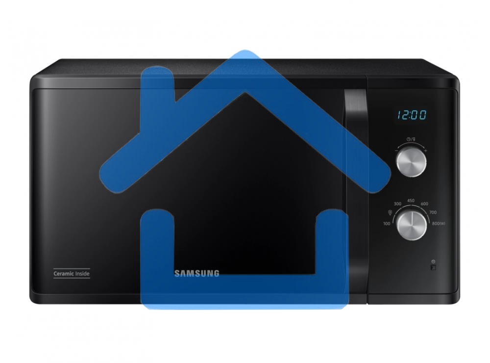 Микроволновая печь Samsung MS23K3614AK черный, 23 л, 800 Вт, переключатели - поворотный механизм