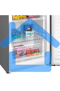 Холодильник Maunfeld MFF187NFIX10 нержавеющая сталь двухкамерный 232/98л морозилка снизу