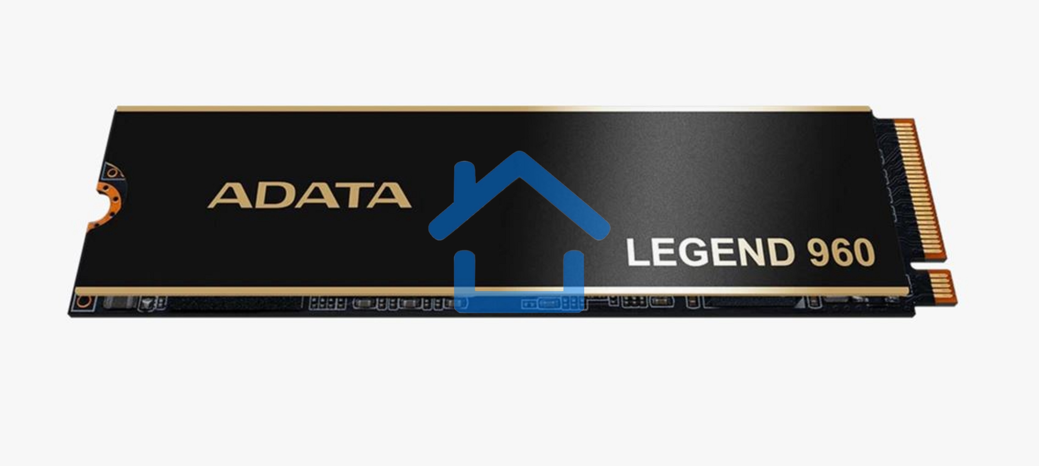 Накопитель SSD ADATA LEGEND 960, 1Tb, PCIe 4.0 x4, M.2 2280, NVMe, R/W 7400/6000, с радиатором