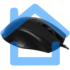 Мышь проводная Acer OMW020 черный, 1600 dpi, USB, кнопки - 4