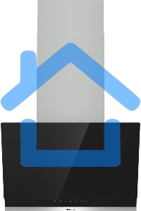 Вытяжка наклонная Gorenje WHI649X21P черный/серебристый, 60 см, 740 куб. м/ч, 67 дБ