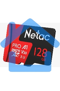 Флеш карта MicroSD card Netac P500 Extreme Pro 128Gb, retail version w/o SD adapter