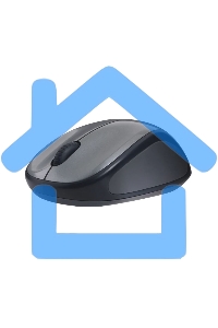 Мышь беспроводная Logitech M235 серый/черный, 1000 dpi, радиоканал, USB, кнопки - 3