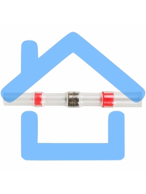 Соединитель термоусаживаемый под пайку L-40 мм 0.5-1.5 мм² (ПК-т 1.5) красный Rexant