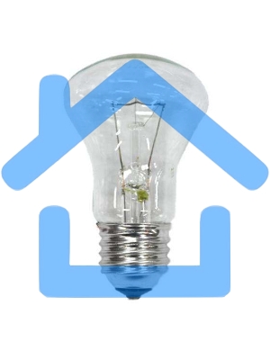 Лампа накаливания Б 95Вт E27 230В (верс.) Лисма 305000200\305003100