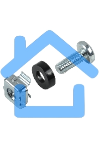 Набор закладных винтов-шайб-гаек ITK ITK-HP-15 M 6*15мм (1 компл - 20шт)