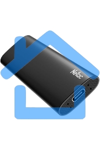 Внешний SSD Netac Z SLIM, 250 GB, USB 3.2 Gen 2 Type-C, R/W 550/480, черный