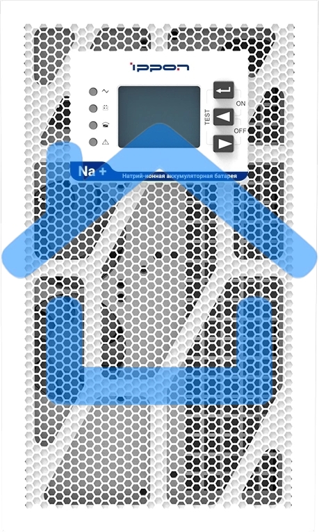 Источник бесперебойного питания Ippon Na+ TA 3000 3000Вт 3000ВА белый