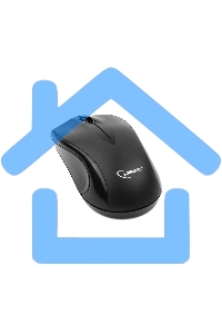 Мышь беспроводная Gembird MUSW-320 черный, 1000 dpi, радиоканал, USB, кнопки - 3