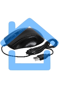 Мышь проводная Acer OMW020 черный, 1600 dpi, USB, кнопки - 4