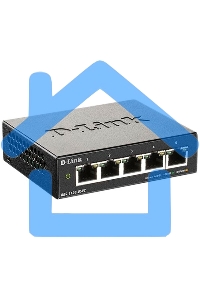 Коммутатор D-Link DGS-1100-05V2/A1A, L2 Smart Switch with 5 10/100/1000Base-T ports.8K Mac address, 802.3x Flow Control, Port Trunking, Port Mirroring, IGMP Snooping, 32 of 802.1Q VLAN, VID range 1-4094, Loopba