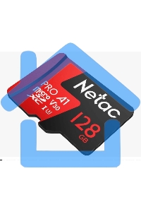 Флеш карта MicroSD card Netac P500 Extreme Pro 128Gb, retail version w/o SD adapter