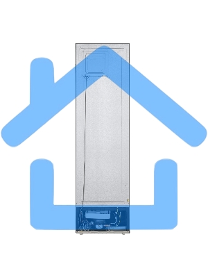 Холодильник Maunfeld MFF187NFIX10 нержавеющая сталь двухкамерный 232/98л морозилка снизу