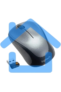 Мышь беспроводная Logitech M235 серый/черный, 1000 dpi, радиоканал, USB, кнопки - 3
