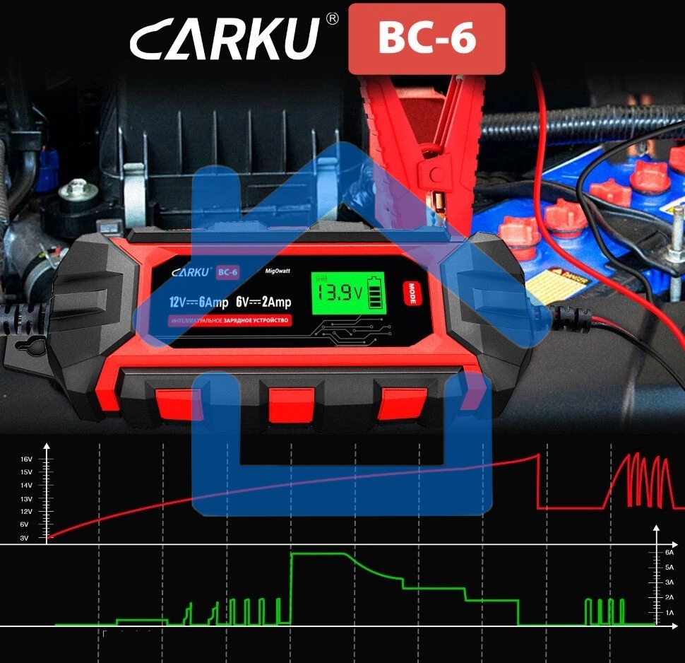 Зарядное устройство Carku BC-6