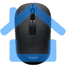 Мышь беспроводная ExeGate Professional Standard SR-9021 черный, 1200 dpi, радиоканал, USB, кнопки - 3