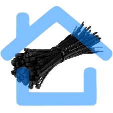 Стяжка нейлоновая Exegate EX253847RUS неоткрывающаяся CV-100B, 100мм, упак. 100шт черная